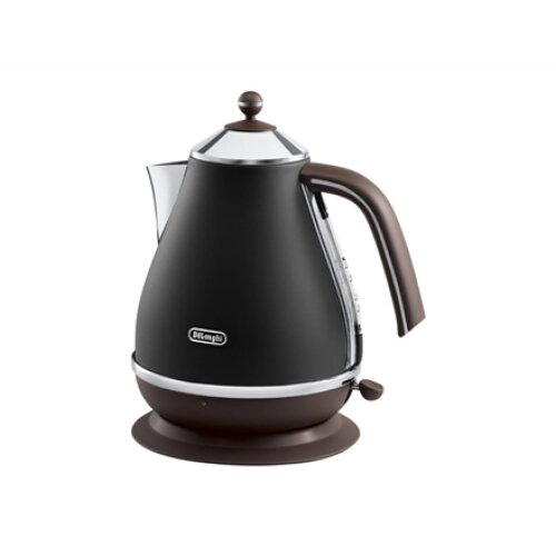Delonghi , Icona Vintage , KBOV2001BK , Standard kettle , 2000 W , 1.7 L , Stainless steel , 360° rotational base , Black