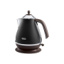 Delonghi , Icona Vintage , KBOV2001BK , Standard kettle , 2000 W , 1.7 L , Stainless steel , 360° rotational base , Black