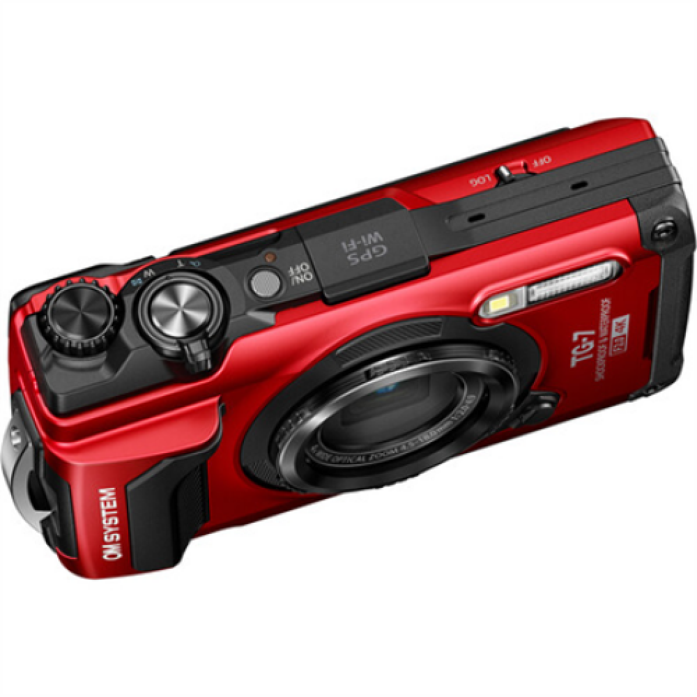Olympus Digital Camera TG-7 12 MP ISO 12800 Display diagonal 3.0 Video recording Wi-Fi TTL iESP auto focus with contrast detection 1/2.33 CMOS Red