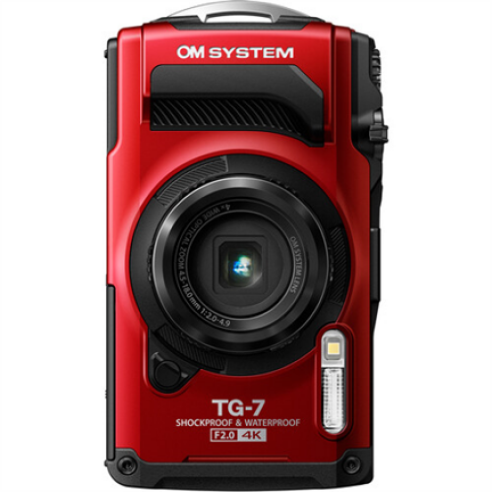 Olympus Digital Camera TG-7 12 MP ISO 12800 Display diagonal 3.0 Video recording Wi-Fi TTL iESP auto focus with contrast detection 1/2.33 CMOS Red