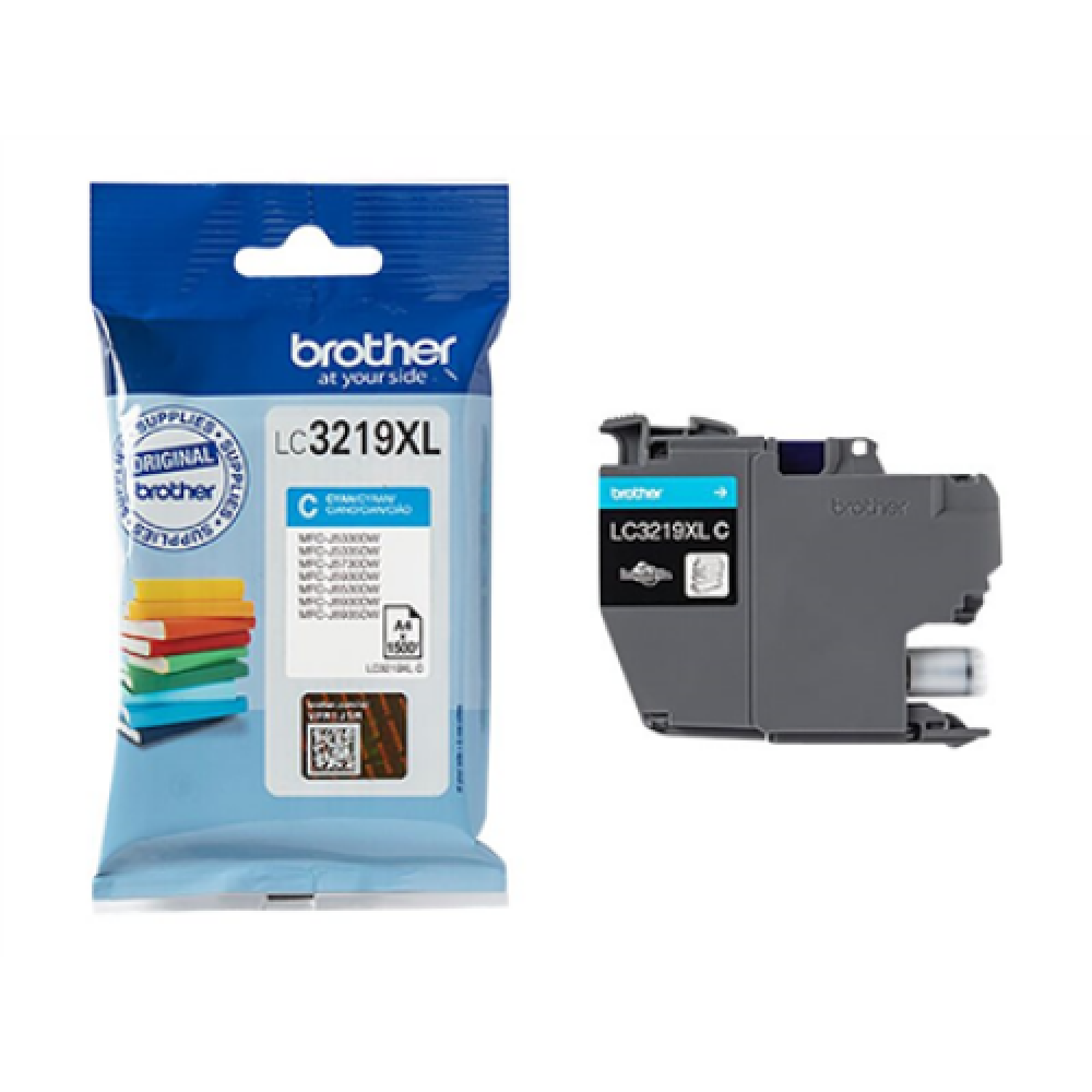 Brother Super High Yield Ink Cartridge LC3219XLBK , Ink Cartridge , Cyan