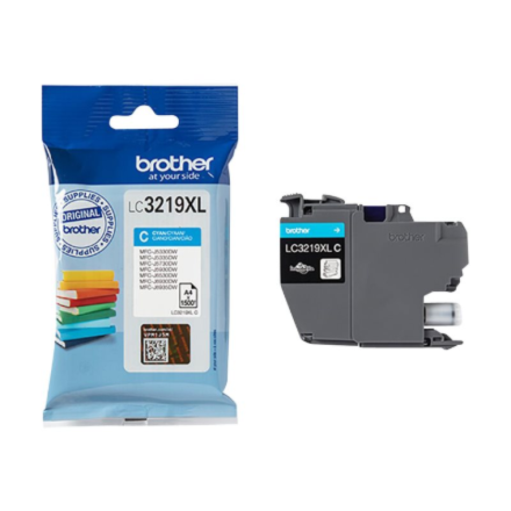 Brother Super High Yield Ink Cartridge LC3219XLBK , Ink Cartridge , Cyan