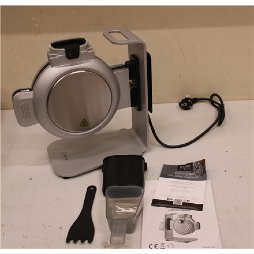 SALE OUT. Caso WaffleUp Waffle Maker, 800 W, Stainless Steel , Caso WaffleUp , Waffle Maker , 800 W , Number of pastry 1 , Waffle , Silver , DEMO