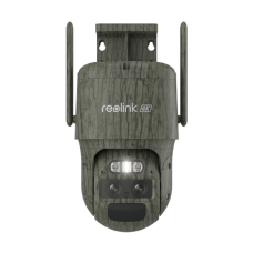 Reolink 4G LTE Dual-Lens Battery Security Camera , Trackmix Series G770 Camouflage , PTZ , 8 MP , F2.8mm/F1.6, F8mm/F1.6 , IP65 , H.264/H.265 , Micro SD, Max. 128 GB