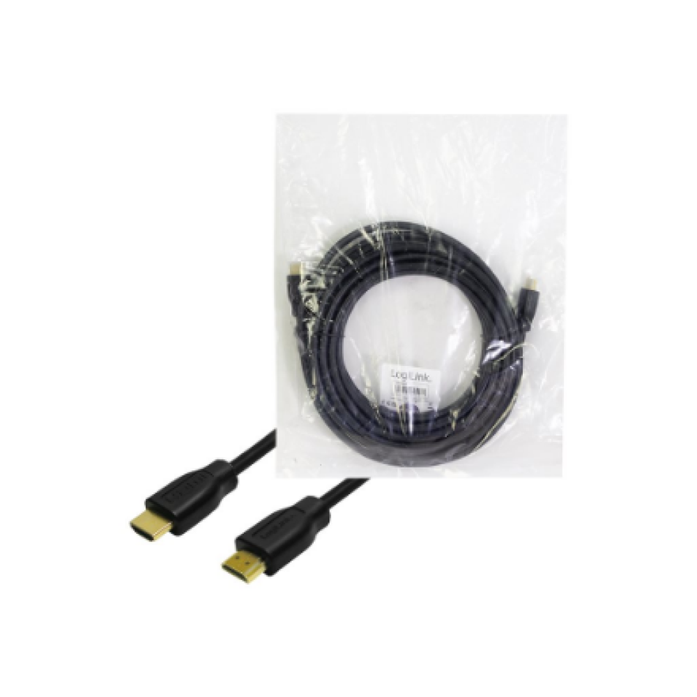 Logilink , HDMI A male - HDMI A male, 1.4v , Black , HDMI , HDMI , HDMI to HDMI , 10 m