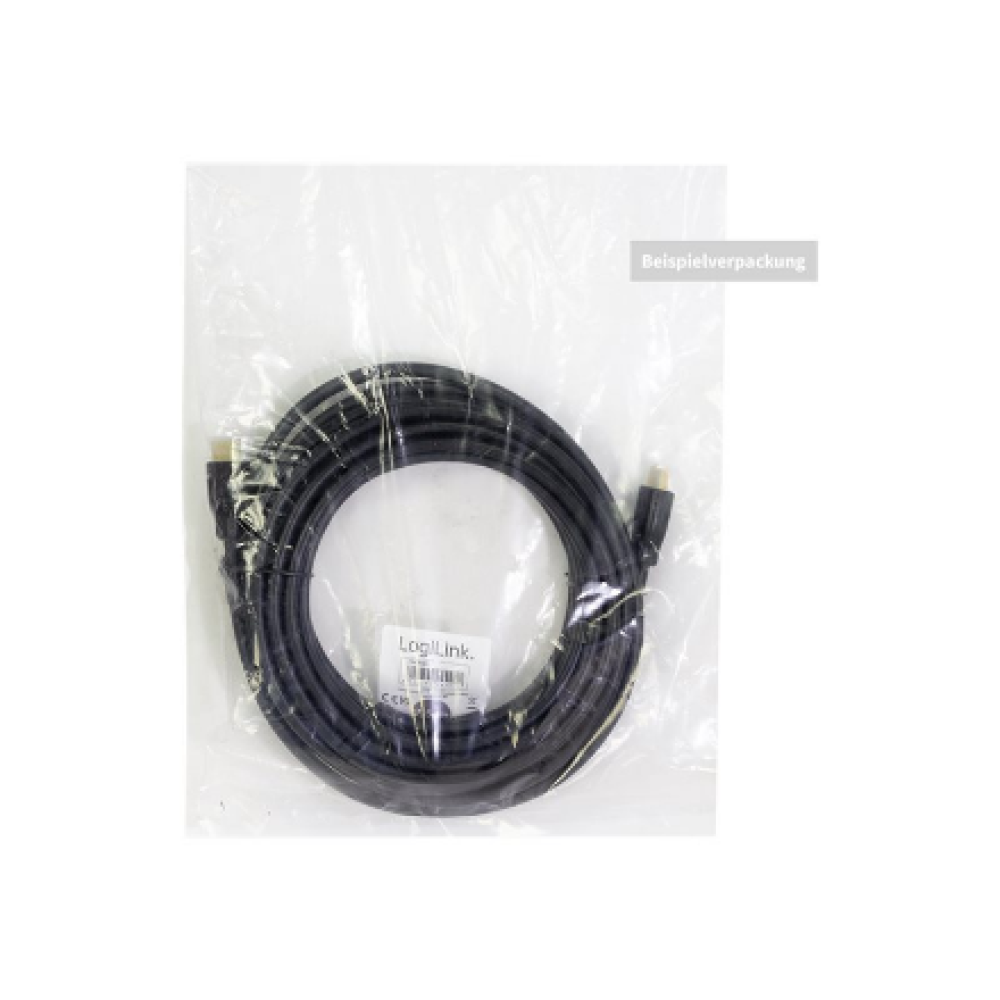 Logilink , HDMI A male - HDMI A male, 1.4v , Black , HDMI , HDMI , HDMI to HDMI , 10 m
