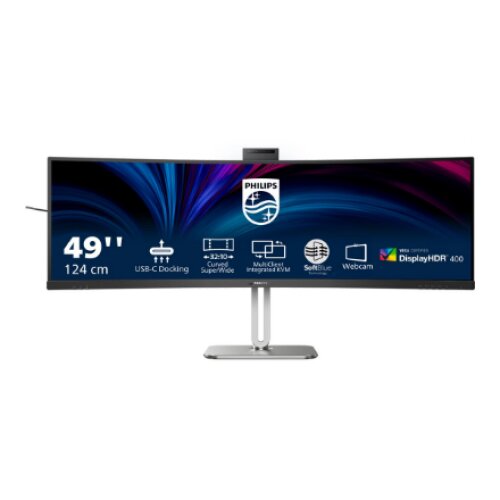 Philips , 49B2U6900CH/00 , 48.8 , VA , 32:9 , 75 Hz , 4 ms , 5120 x 1440 pixels , 450 cd/m² , HDMI ports quantity 2
