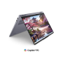Lenovo IdeaPad 5 2-in-1 16AKP10 , Luna Grey , 16 , IPS , Touchscreen , WUXGA , 1920 x 1200 pixels , Glossy , AMD Ryzen AI 7 , 350 , 16 GB , Soldered LPDDR5x , Solid-state drive capacity 512 GB , AMD Radeon 860M Graphics , Windows 11 Home , 802.11ax , Blue