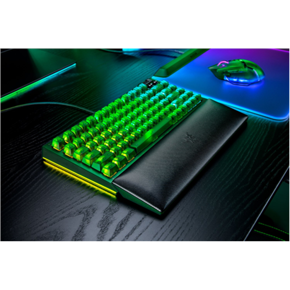 Razer BlackWidow V4 75% , Mechanical Gaming keyboard , Wired , US , Phantom Green Edition , Razer Mechanical Switches (Tactile)