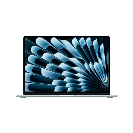 Apple MacBook , Air , Sky Blue , 15 , IPS , 2880 x 1864 pixels , Apple M4 , 16 GB , Solid-state drive capacity 256 GB , Apple M4 chip 10-core CPU/10-core GPU , macOS , 802.11ax , Bluetooth version 5.0 , Keyboard language Swedish , Keyboard backlit , Warra
