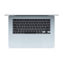 Apple MacBook , Air , Sky Blue , 15 , IPS , 2880 x 1864 pixels , Apple M4 , 16 GB , Solid-state drive capacity 256 GB , Apple M4 chip 10-core CPU/10-core GPU , macOS , 802.11ax , Bluetooth version 5.0 , Keyboard language Swedish , Keyboard backlit , Warra