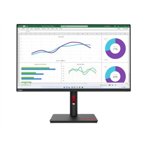 Lenovo , ThinkVision , T32h-30 , 31.5 , IPS , 16:9 , 60 Hz , 4 ms , 2560 x 1440 pixels , 350 cd/m² , HDMI ports quantity 1x HDMI 2.1 TMDS , Black , Warranty 36 month(s)