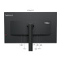 Lenovo , ThinkVision , T32h-30 , 31.5 , IPS , 16:9 , 60 Hz , 4 ms , 2560 x 1440 pixels , 350 cd/m² , HDMI ports quantity 1x HDMI 2.1 TMDS , Black , Warranty 36 month(s)