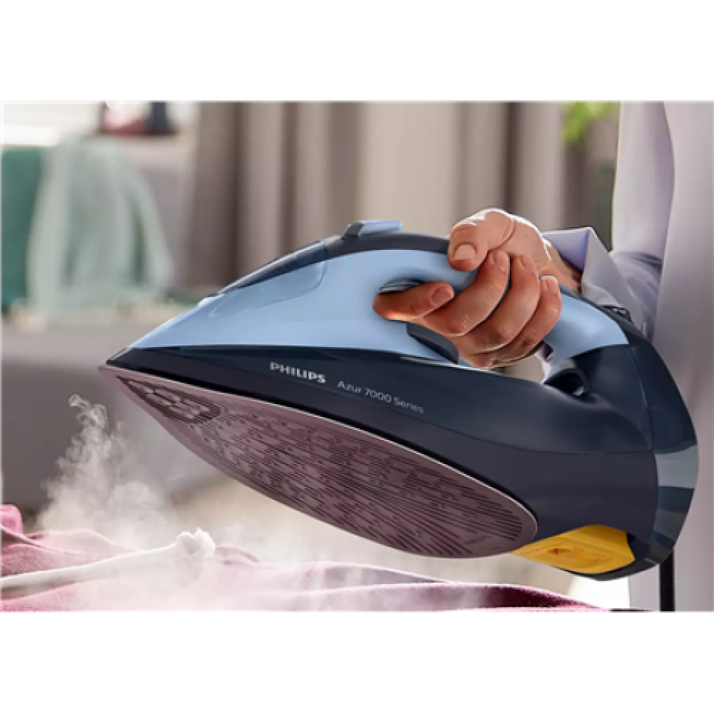 Philips DST7041/20 , Steam Iron , 2800 W , Water tank capacity 300 ml , Continuous steam 50 g/min , Steam boost performance 250 g/min , Blue