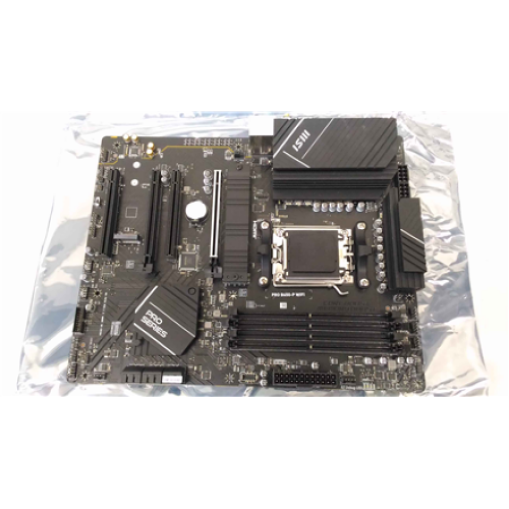 SALE OUT. MSI PRO B650-P WIFI , MSI PRO B650-P WIFI , Processor family AMD , Processor socket AM5 , DDR5 DIMM , Memory slots 4 , Supported hard disk drive interfaces SATA, M.2 , Number of SATA connectors 6 , Chipset AMD B650 , ATX , REFURBISHED , MSI PRO 
