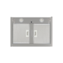 CATA , Hood , ARMONIA 45 X , Canopy , Energy efficiency class C , Width 44.8 cm , 645 m³/h , Mechanical , LED , Stainless steel