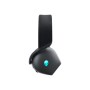 Dell Gaming Headset , Alienware Tri Mode AW725H , Bluetooth , Over-Ear , Microphone , Noise canceling , Wireless , Dark Side of the Moon