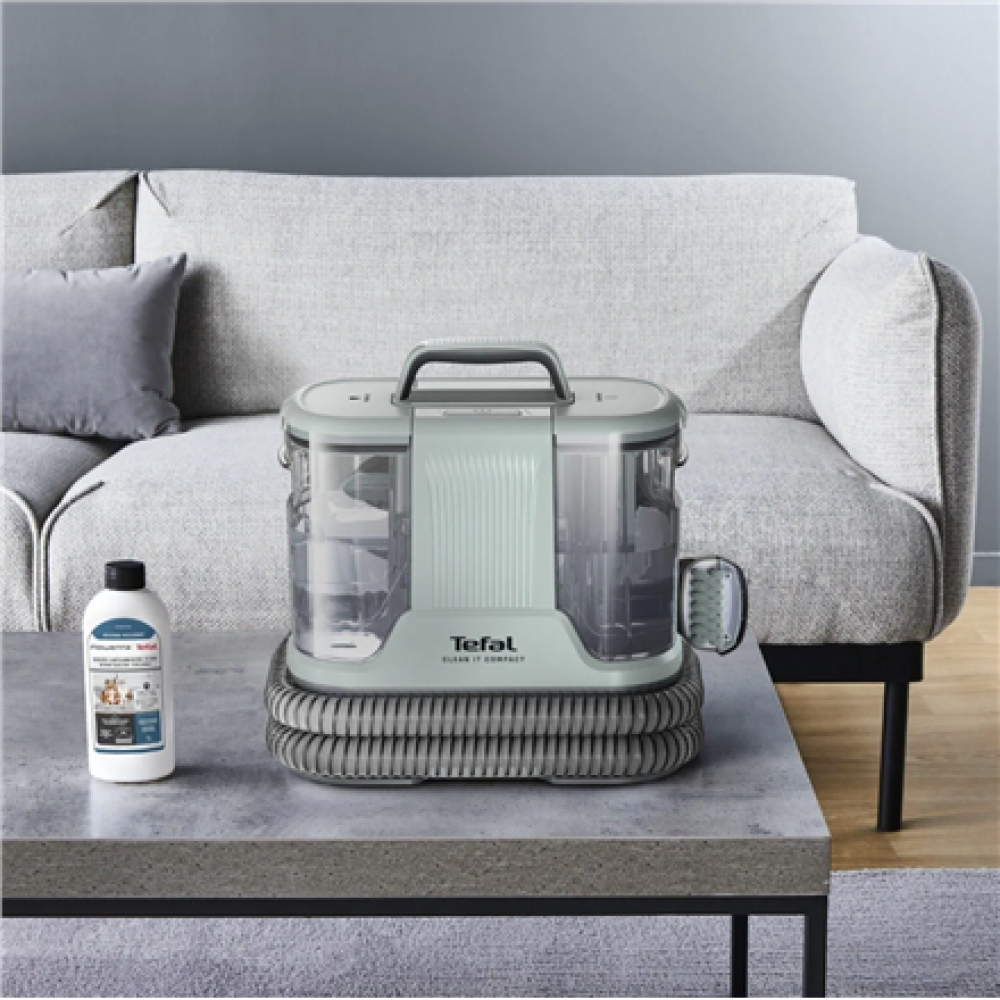 TEFAL Carpet and Upholstery Cleaner , IZ3020F0 Clean it Compact , Corded operating , Washing function , 400 W , Operating radius 5.65 m , 220-240 V , Eucalyptus