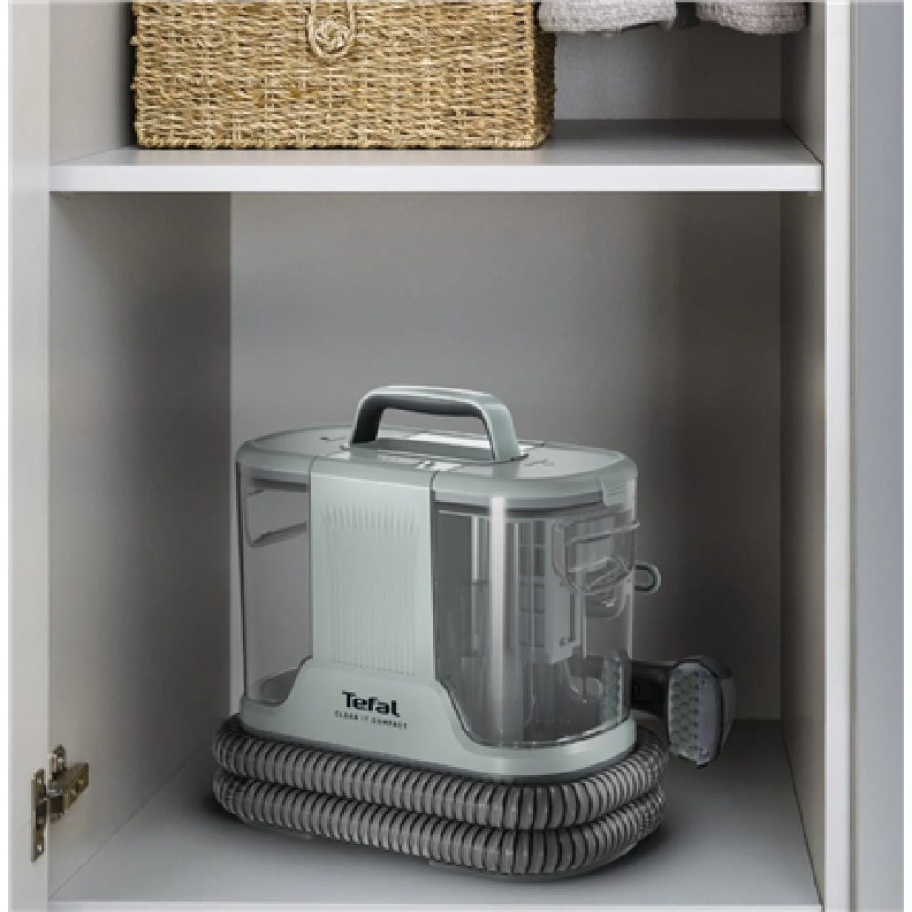 TEFAL Carpet and Upholstery Cleaner , IZ3020F0 Clean it Compact , Corded operating , Washing function , 400 W , Operating radius 5.65 m , 220-240 V , Eucalyptus