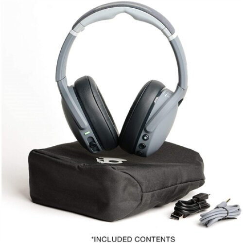 Skullcandy , Wireless Headphones , Crusher Evo , Wireless , Over-Ear , Microphone , Chill Grey