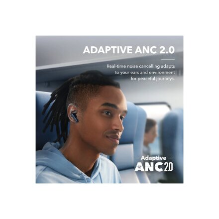 Anker Soundcore , True-Wireless Earbuds , Liberty 4 NC , Bluetooth , In-Ear , Microphone , Wireless , Navy Blue