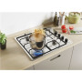 Candy Hob , Idea CHW6LBX/4U2 , Gas , Number of burners/cooking zones 4 , Knob , Stainless Steel