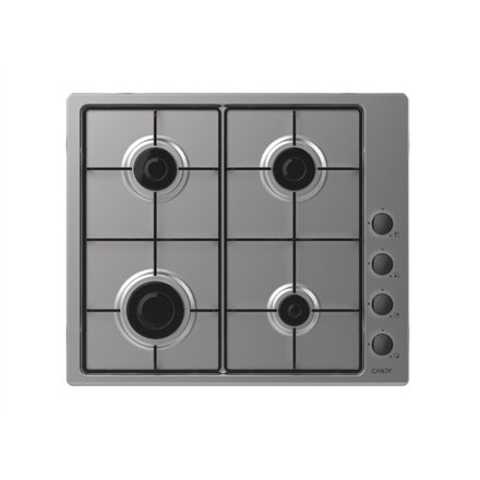Candy Hob , Idea CHW6LBX/4U2 , Gas , Number of burners/cooking zones 4 , Knob , Stainless Steel