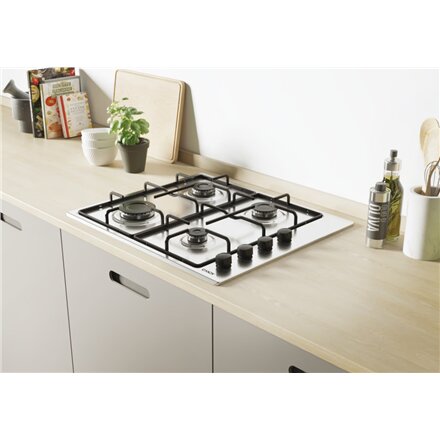 Candy Hob , Idea CHW6LBX/4U2 , Gas , Number of burners/cooking zones 4 , Knob , Stainless Steel