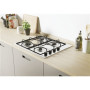 Candy Hob , Idea CHW6LBX/4U2 , Gas , Number of burners/cooking zones 4 , Knob , Stainless Steel