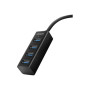 AXAGON Miniature metal four-port USB 3.2 Gen 1 hub , HUE-M1A