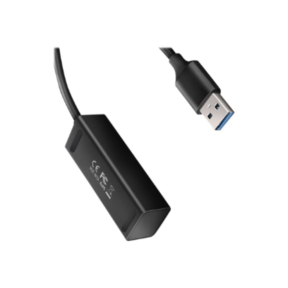 AXAGON Miniature metal four-port USB 3.2 Gen 1 hub , HUE-M1A