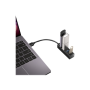 AXAGON Miniature metal four-port USB 3.2 Gen 1 hub , HUE-M1A