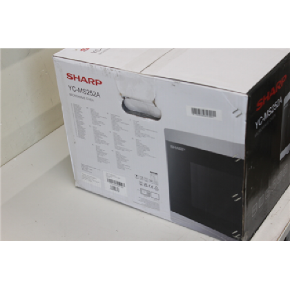 SALE OUT. Sharp YC-MS252AE-S Microwave Oven, 25 L capacity, Silver DAMAGED PACKAGING , DAMAGED PACKAGING