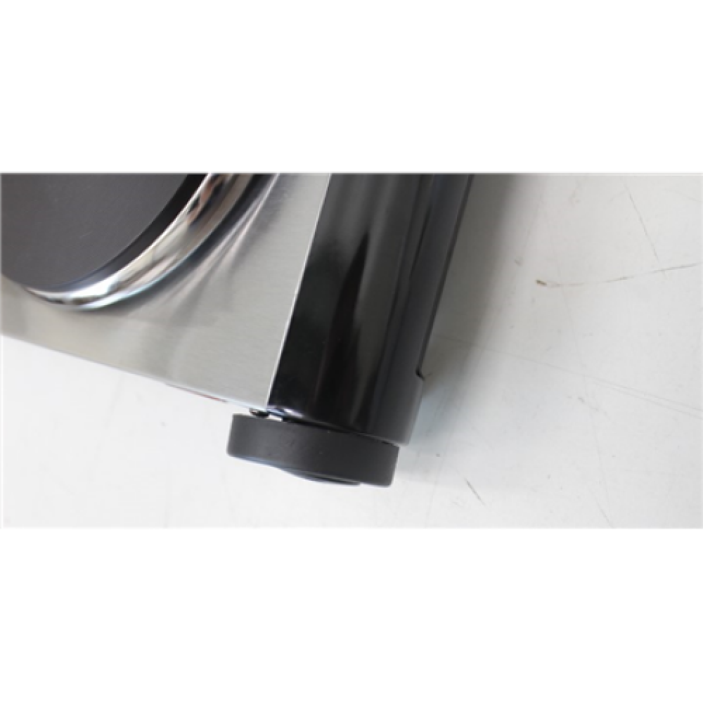 SALE OUT. Tristar KP-6248 Free standing table hob, Stainless Steel/Black , Tristar Free standing table hob , KP-6248 , Number of burners/cooking zones 2 , Stainless Steel/Black , DAMAGED PACKAGING, SCRTACHED ON SIDE, DENT KNOBS , Electric