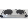 SALE OUT. Tristar KP-6248 Free standing table hob, Stainless Steel/Black , Tristar Free standing table hob , KP-6248 , Number of burners/cooking zones 2 , Stainless Steel/Black , DAMAGED PACKAGING, SCRTACHED ON SIDE, DENT KNOBS , Electric