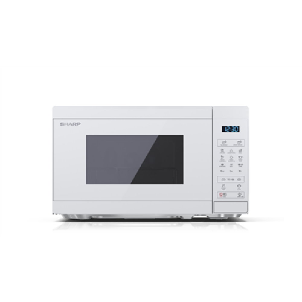 Sharp Microwave Oven with Grill YC-MG02E-C Free standing, 800 W, Grill, White