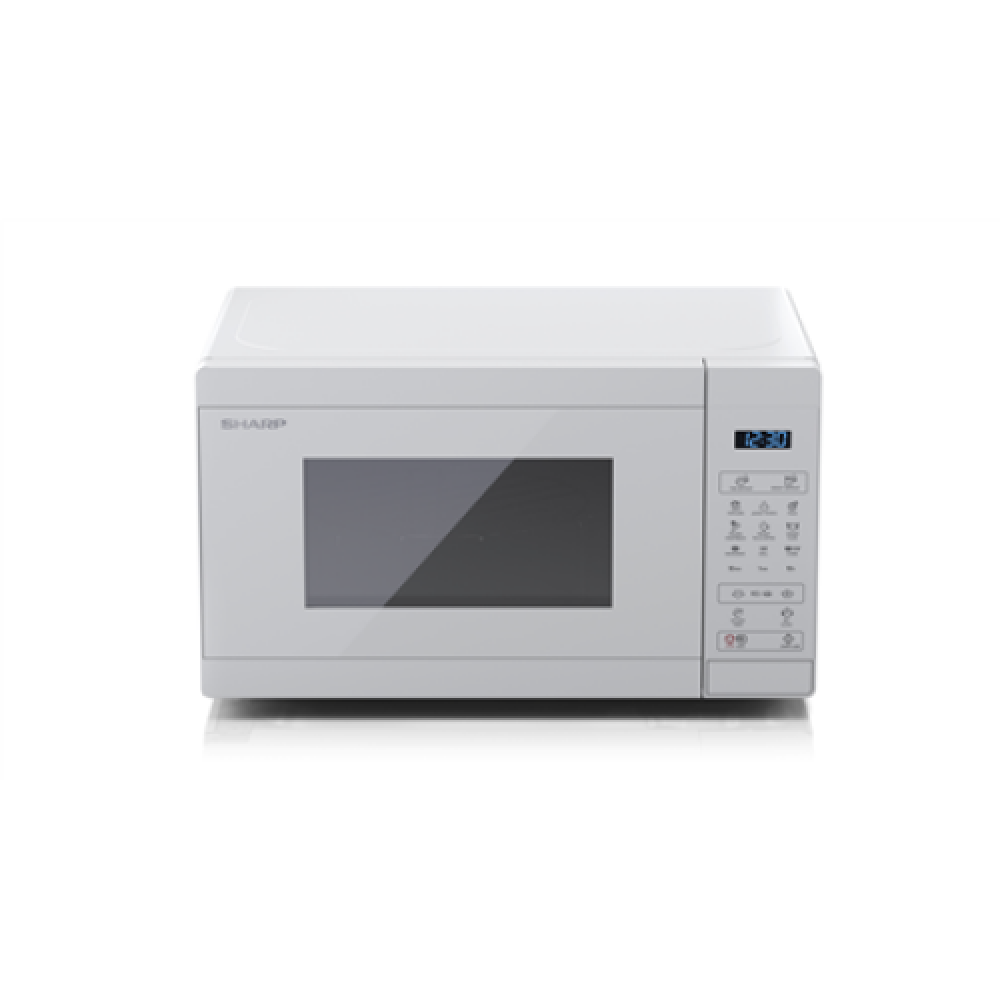 Sharp Microwave Oven with Grill YC-MG02E-C Free standing, 800 W, Grill, White