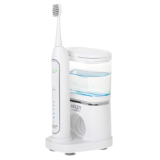 Adler 2-in-1 Water Flossing Sonic Brush , AD 2180w , Rechargeable , For adults , Number of brush heads included 2 , Number of teeth brushing modes 1 , White