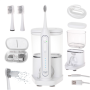 Adler , 2-in-1 Water Flossing Sonic Brush , AD 2180w , Rechargeable , For adults , Number of brush heads included 2 , Number of teeth brushing modes 1 , White