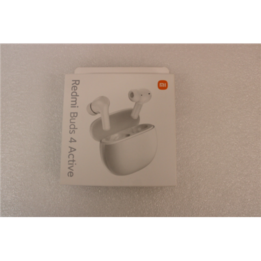 SALE OUT. Redmi Buds 4 Active, White , Xiaomi Redmi Buds 4 Active , Earbuds , Bluetooth , White , DEMO