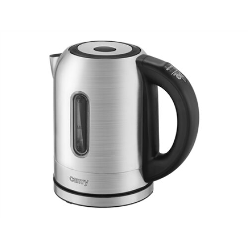 Camry , Kettle , CR 1253 , With electronic control , 2200 W , 1.7 L , Stainless steel , 360° rotational base , Stainless steel