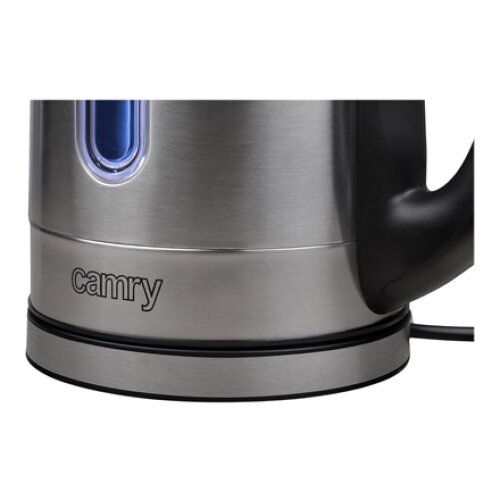 Camry , Kettle , CR 1253 , With electronic control , 2200 W , 1.7 L , Stainless steel , 360° rotational base , Stainless steel
