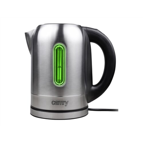 Camry , Kettle , CR 1253 , With electronic control , 2200 W , 1.7 L , Stainless steel , 360° rotational base , Stainless steel