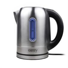 Camry , Kettle , CR 1253 , With electronic control , 2200 W , 1.7 L , Stainless steel , 360° rotational base , Stainless steel