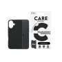 CARE Fashionable Case , Back cover , Apple , iPhone 16 , Recycled plastic , Black