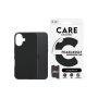 CARE Fashionable Case , Back cover , Apple , iPhone 16 , Recycled plastic , Black