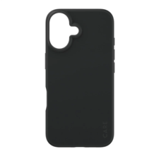 CARE Fashionable Case , Back cover , Apple , iPhone 16 , Recycled plastic , Black