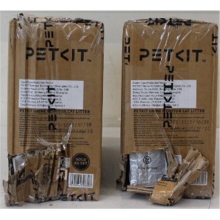 SALE OUT. , PETKIT Urine Monitor Cat Litter, 4 bags , DAMAGED PACKAGING, MISSING 1 BAG