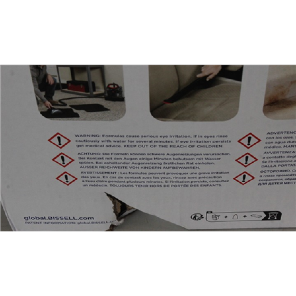 SALE OUT. Bissell , MultiClean Spot & Stain SpotCleaner Vacuum Cleaner , 4720M , Handheld , 330 W , Black/Red , Warranty 24 month(s) , DAMAGED PACKAGING