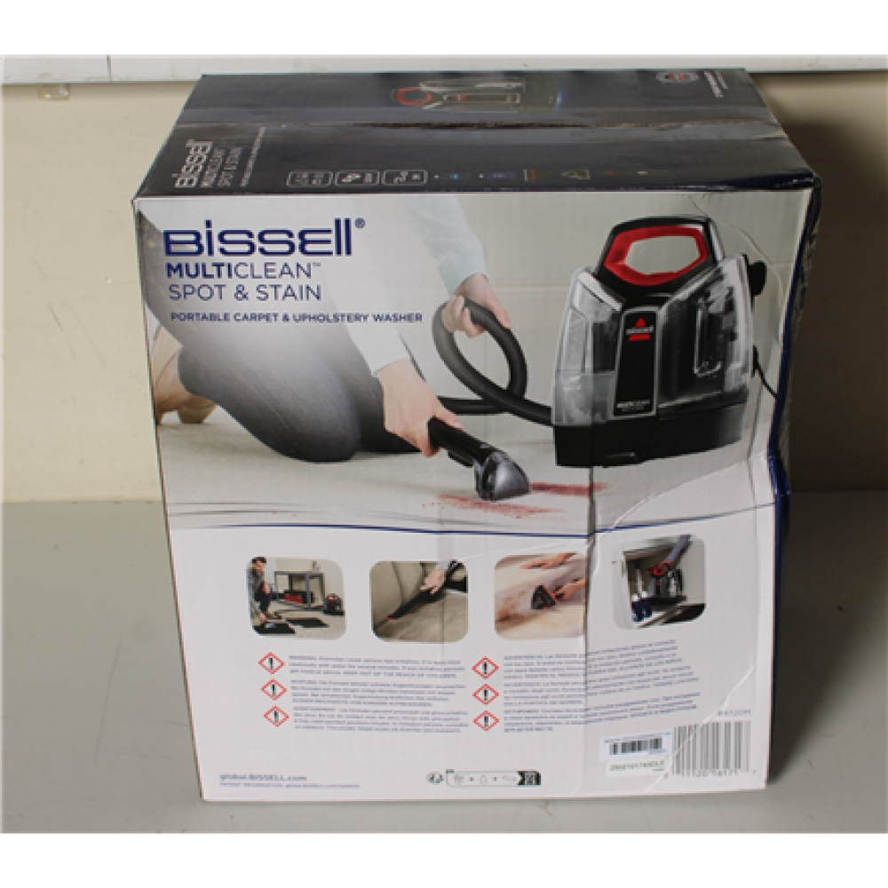 SALE OUT. , Bissell , MultiClean Spot & Stain SpotCleaner Vacuum Cleaner , 4720M , Handheld , 330 W , Black/Red , Warranty 24 month(s) , DAMAGED PACKAGING